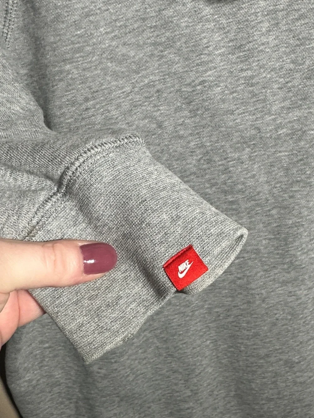 Nike hoodie size